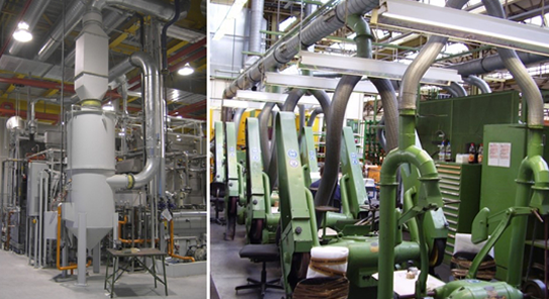 旋风水膜除尘器